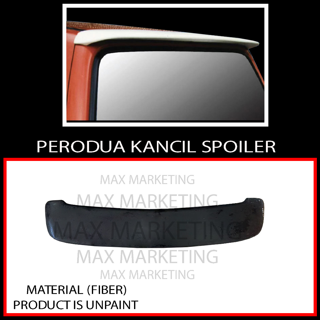 Perodua Kancil Lampu Petak Spoiler Shopee Malaysia