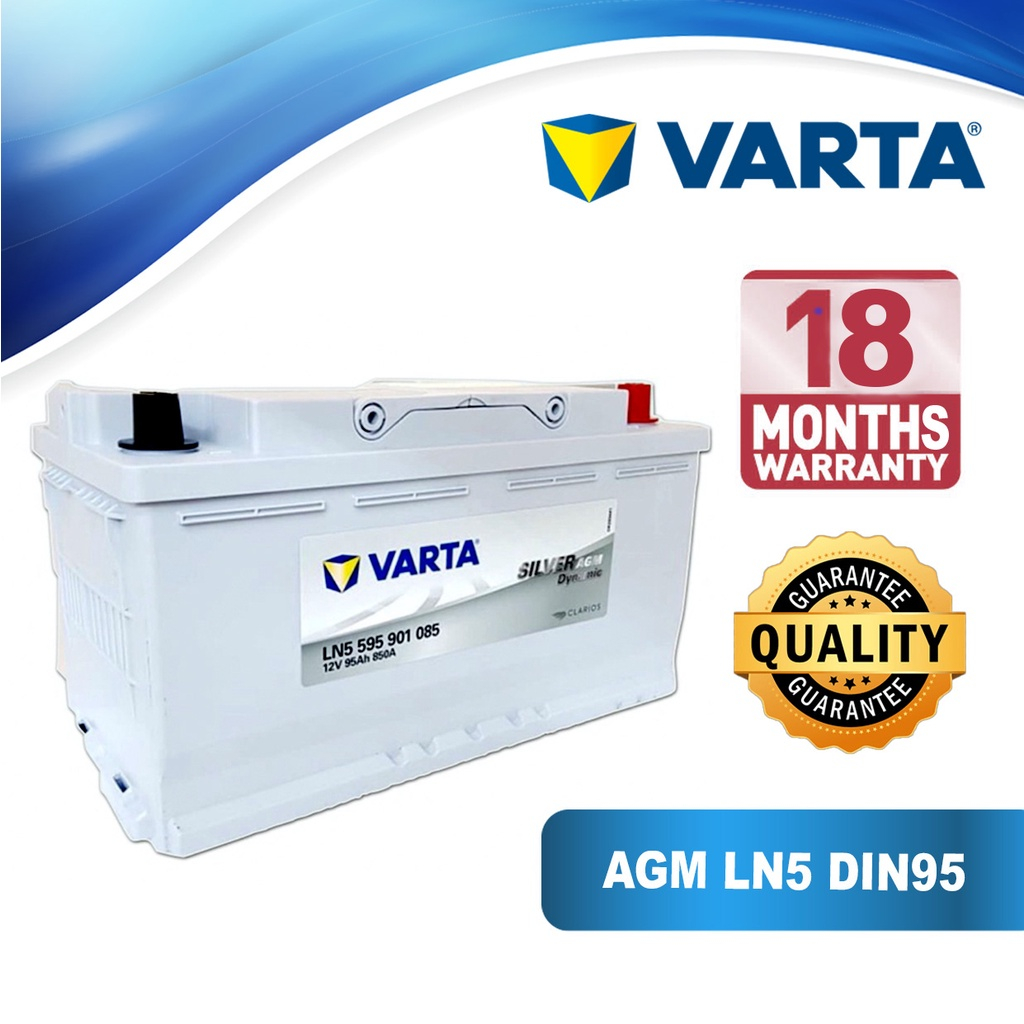 Varta Din Ln Silver Dynamic Agm Battery For Bmw F E X X