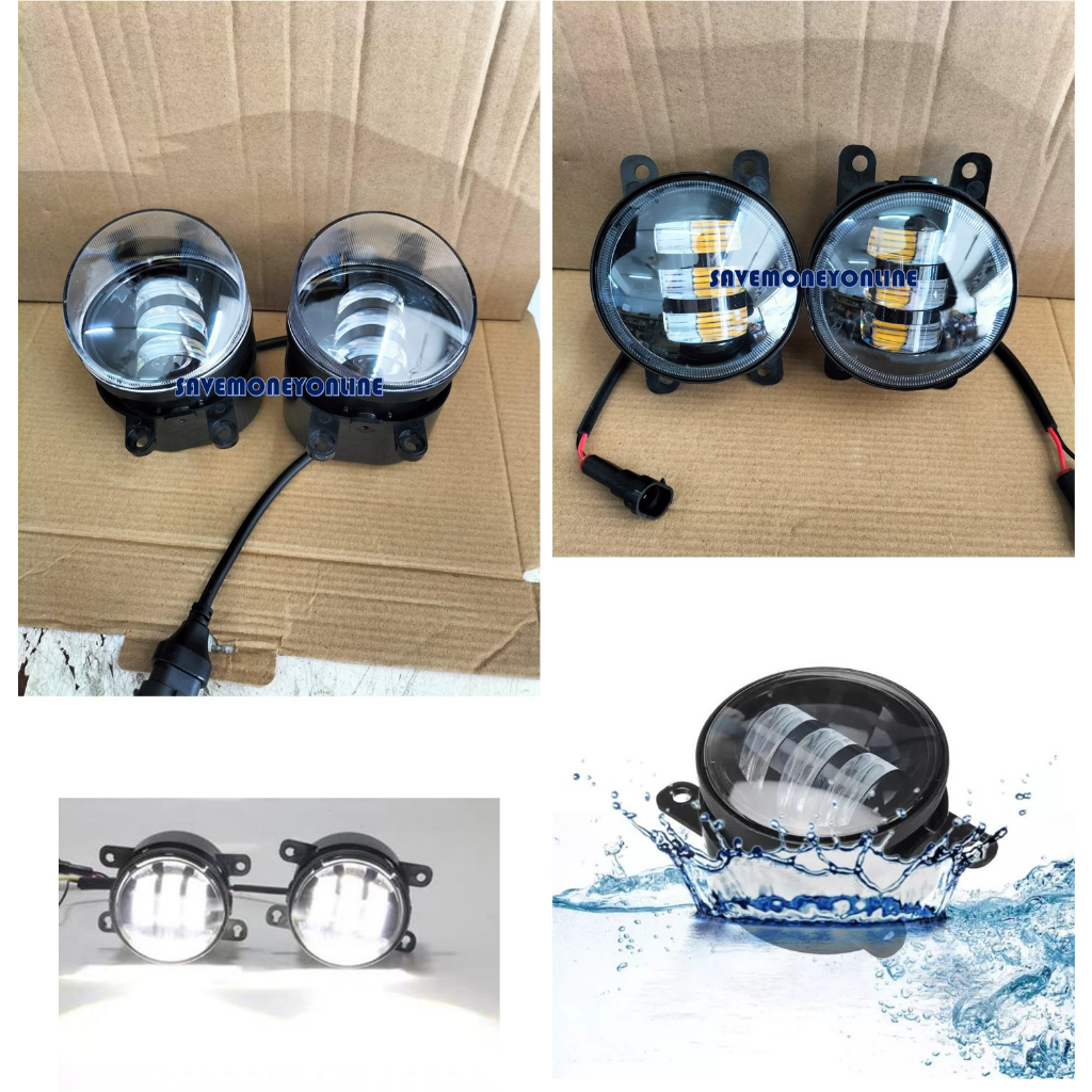 Toyota Perodua Honda Line Fog Lamp White Amber Shopee Malaysia