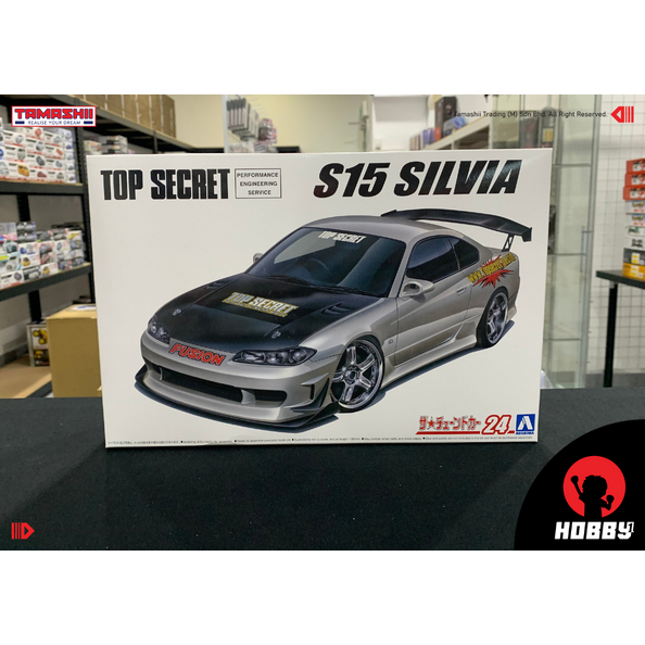 Aoshima Top Secret S15 Silvia 99 Nissan Scale 1 24 Shopee Malaysia