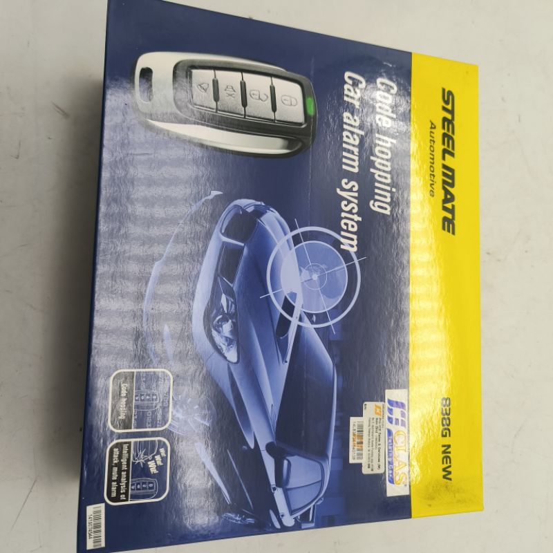 Steelmate Car Alarm Full Set System With Siren Shock Sensor Shopee