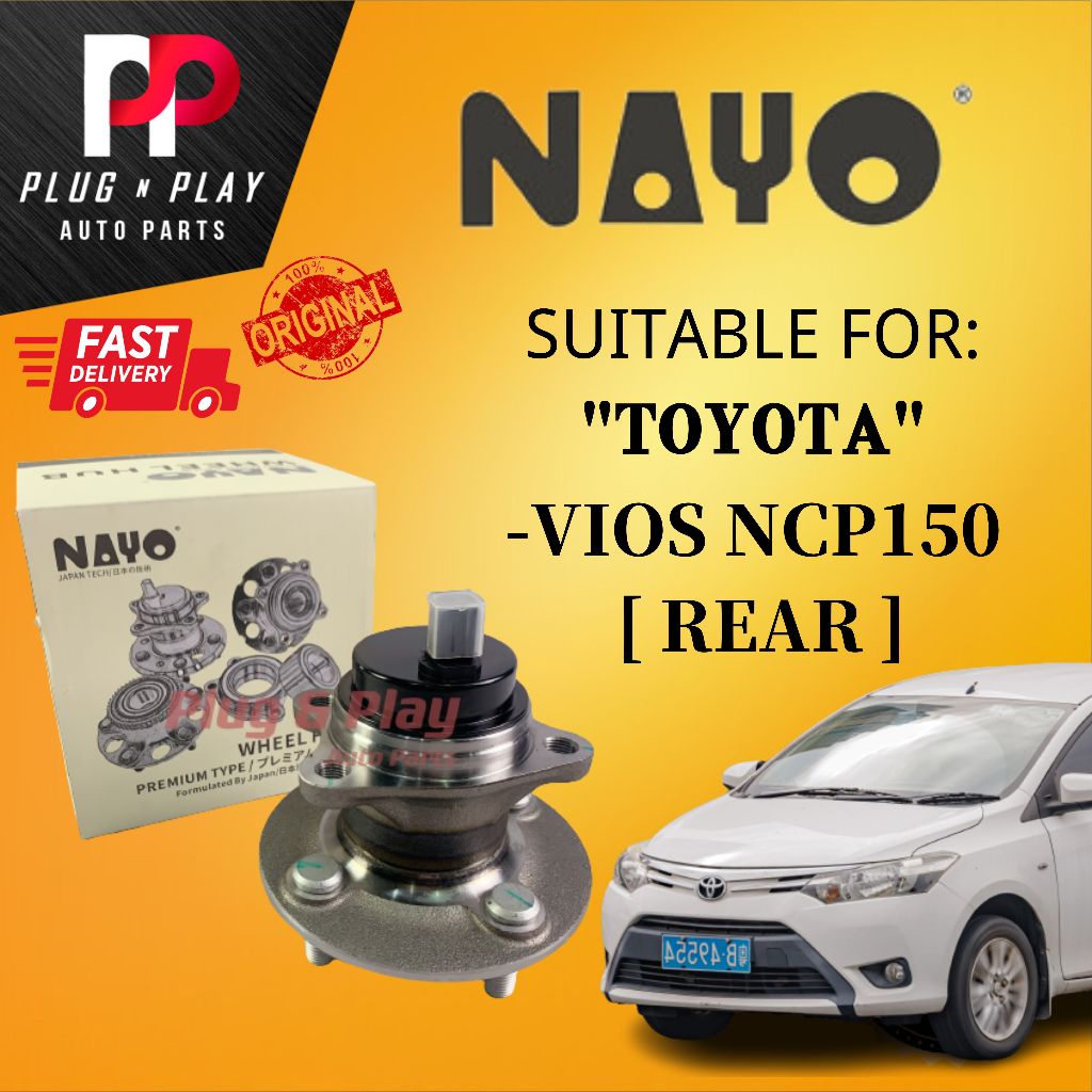 Toyota Vios Ncp Rear Belakang Nayo Wheel Hub Bearing Quality