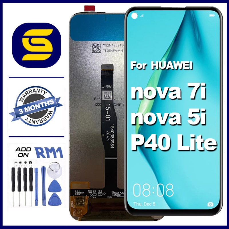 LCD HW Nova 7i Nova 5i P40 Lite Compatible For Glass Original Touch