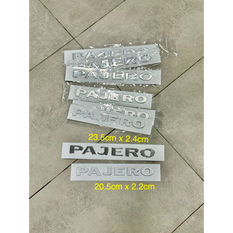 Emblem Pajero Badge Logo Shopee Malaysia