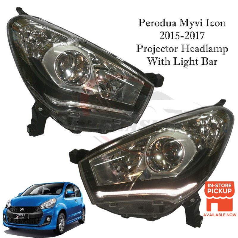 PERODUA MYVI ICON SE 1 5 2015 2017 HEAD LAMP LAMPU DEPAN LED