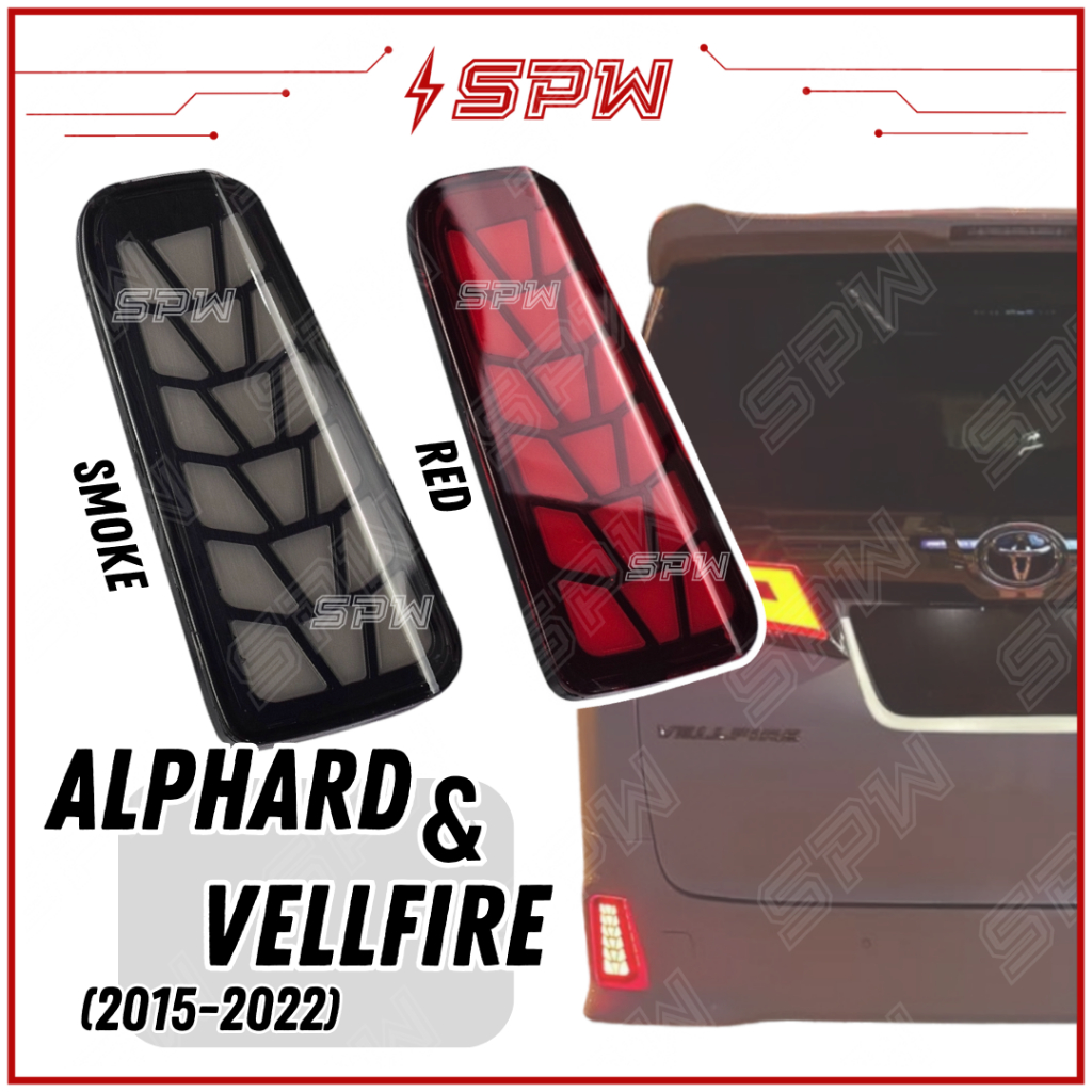 Toyota Alphard Vellfire Ang Agh Rear Bumper Led