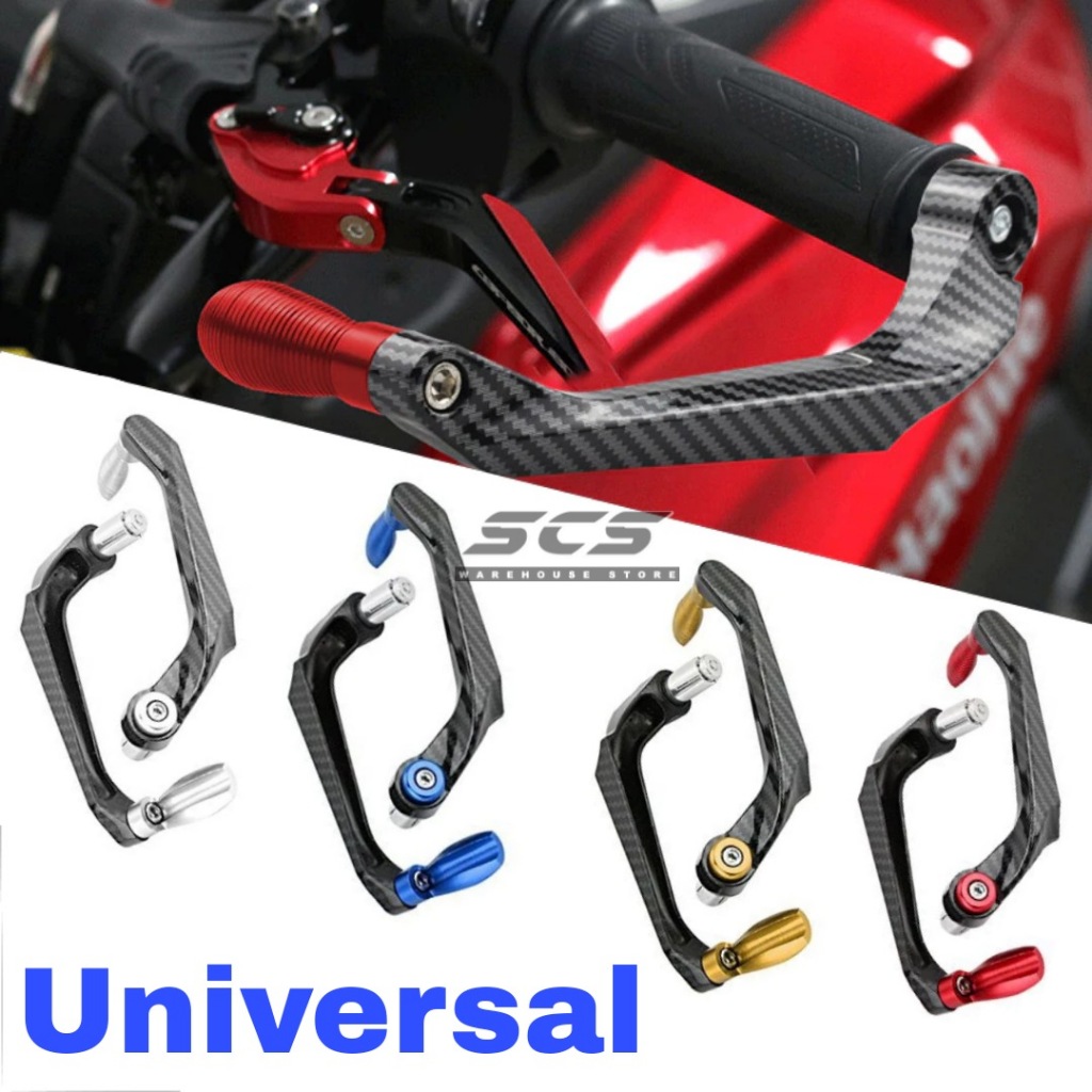 Brake Clutch Lever Universal Hand Guard Handle Carbon Y15 RS150 LC135