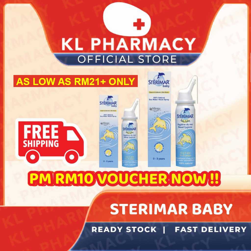 Sterimar Nose Hygiene Baby 50ml 100ml Shopee Malaysia