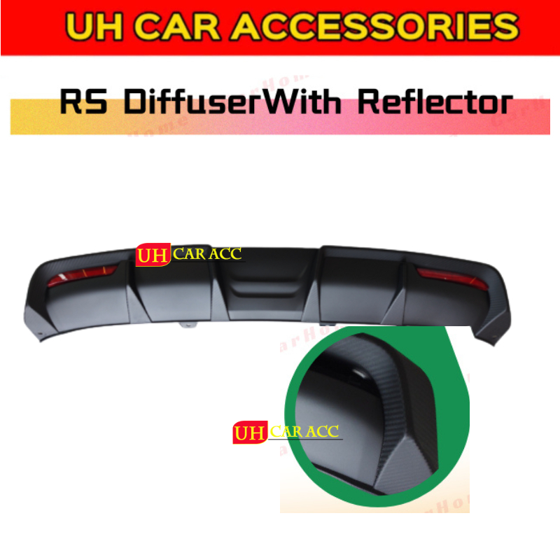 HONDA CITY GN RS 2023 FACELIFT DIFFUSER FLRS CARBON LOOK REAR