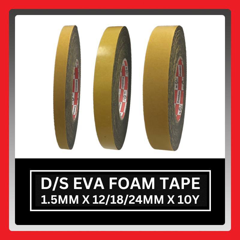 M One Double Sided Eva Foam Tape Mm Mm Mm X Yards Shopee