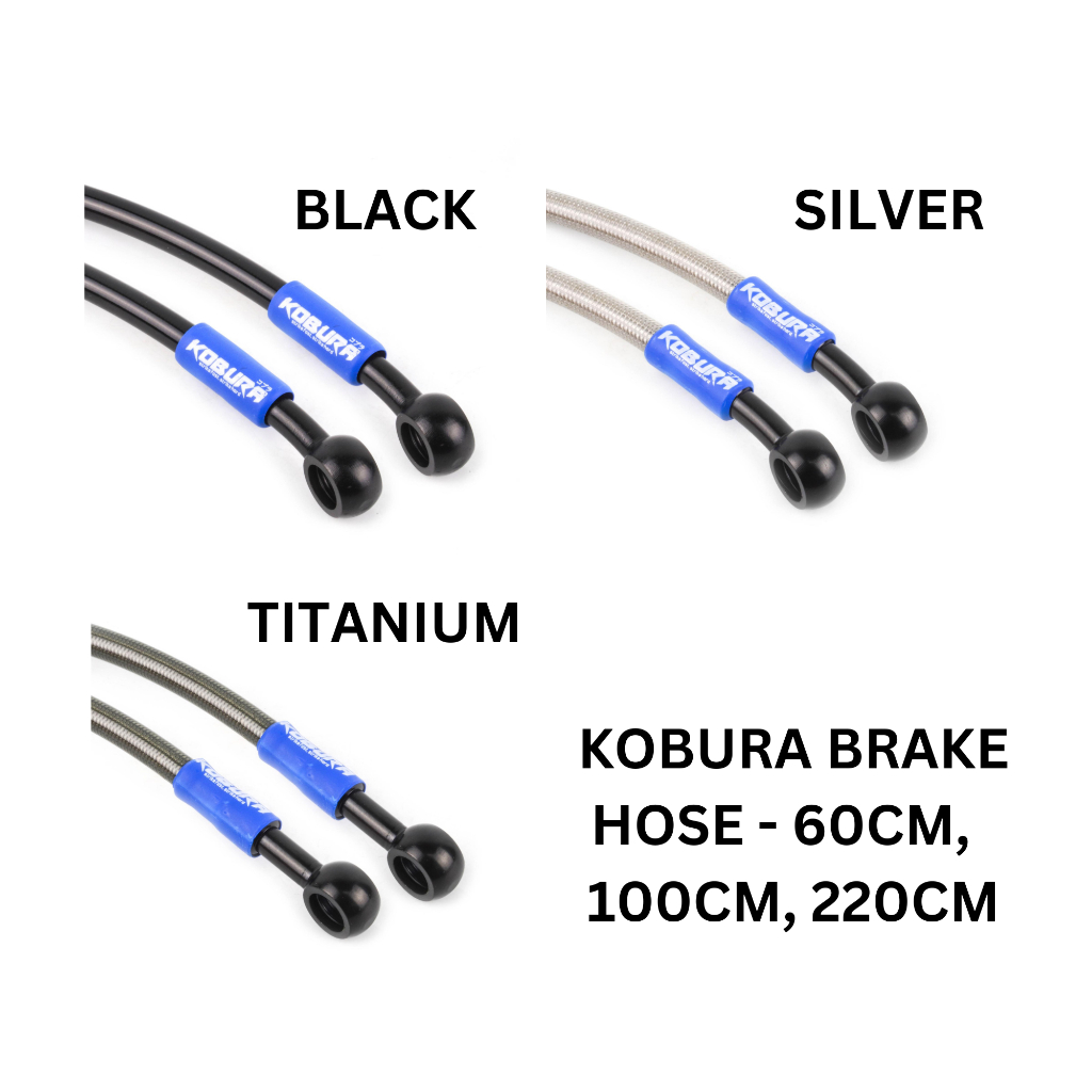 Kobura Brake Hose Racing Front Rear Disc Cm Cm Cm Universal