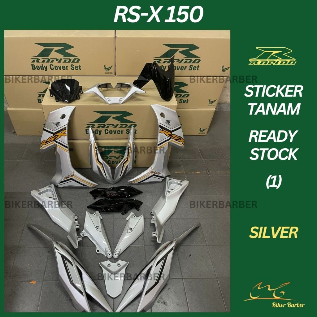 Rapido Cover Set Honda Rs X Rsx Body Coverset Sticker Tanam