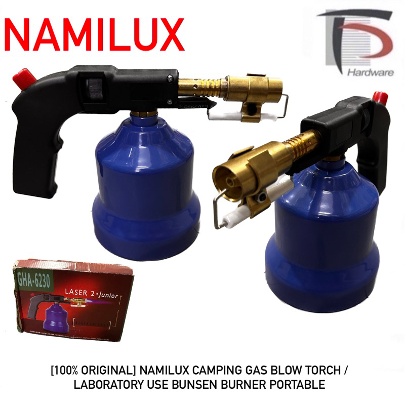 100 ORIGINAL NAMILUX CAMPING GAS BLOW TORCH LABORATORY USE BUNSEN