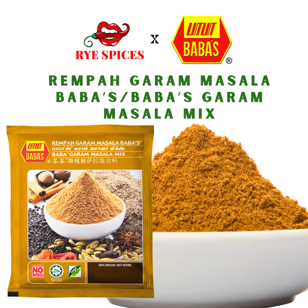 Serbuk Garam Masala Baba S Baba S Garam Masala Mix G Shopee Malaysia