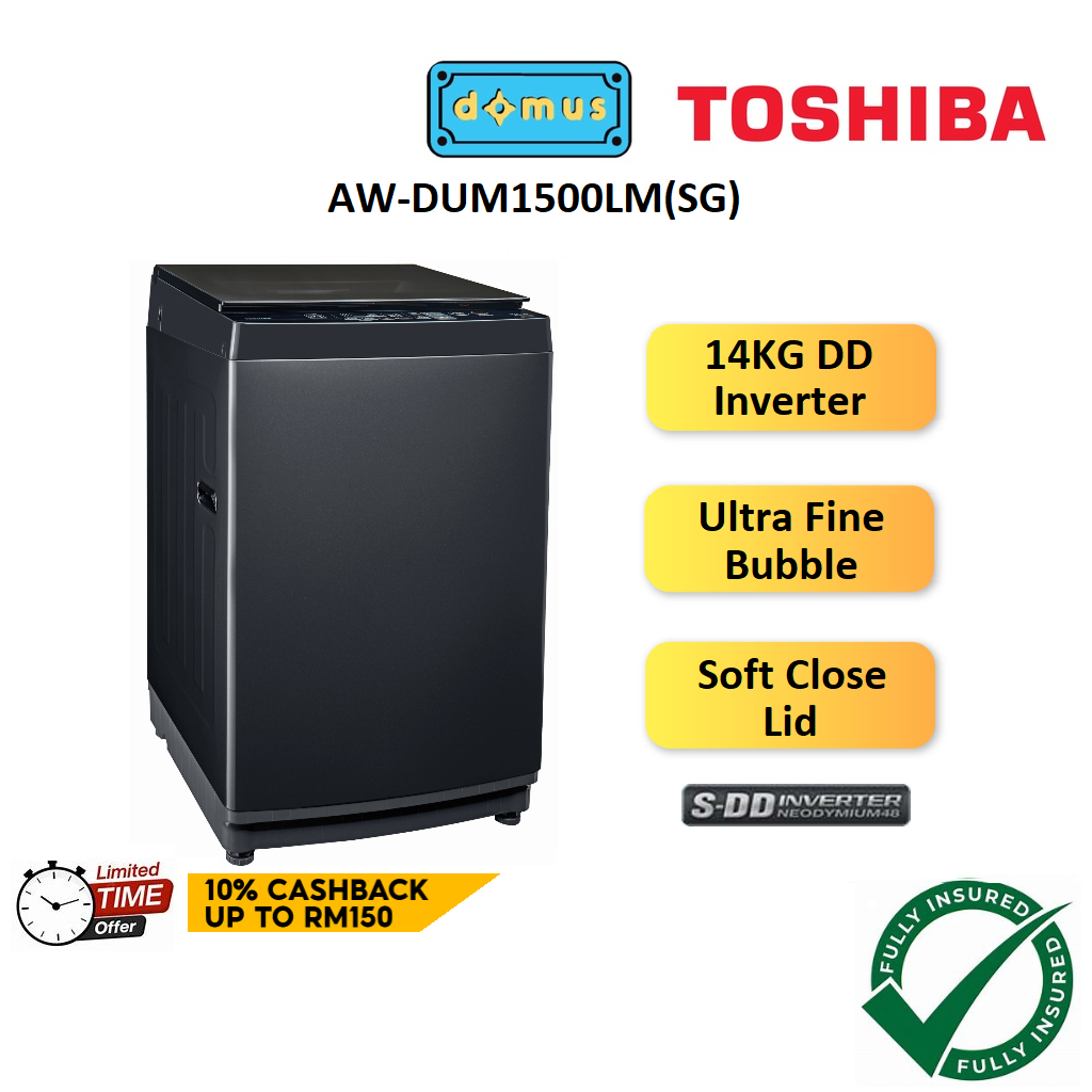 Toshiba Washing Machine Inverter Kg Top Load Washer Direct Drive