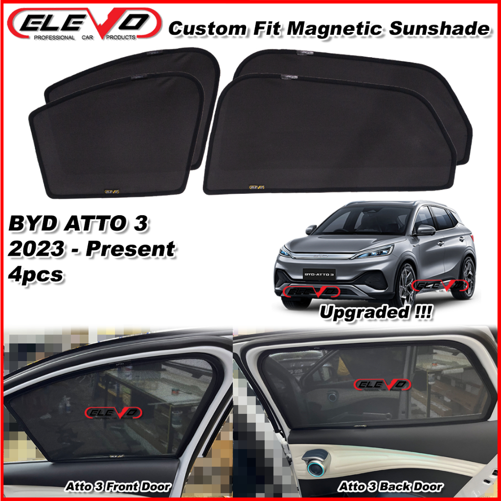 Elevo Byd Atto Magnetic Custom Fit Sunshade Magnet Shade Sun