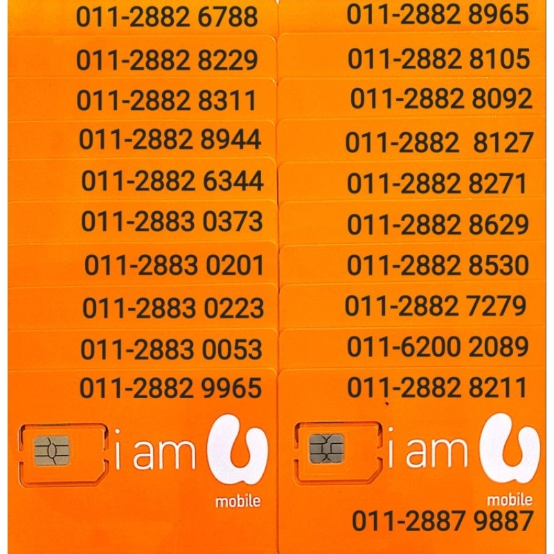 U Mobile Prepaid 5G Ready Sim Card Sim Kad Prepaid Vip Numbers U