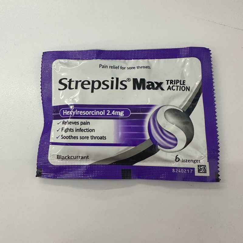 Goodlife Strepsils Max Triple Action Pain Relief For Sore Throat