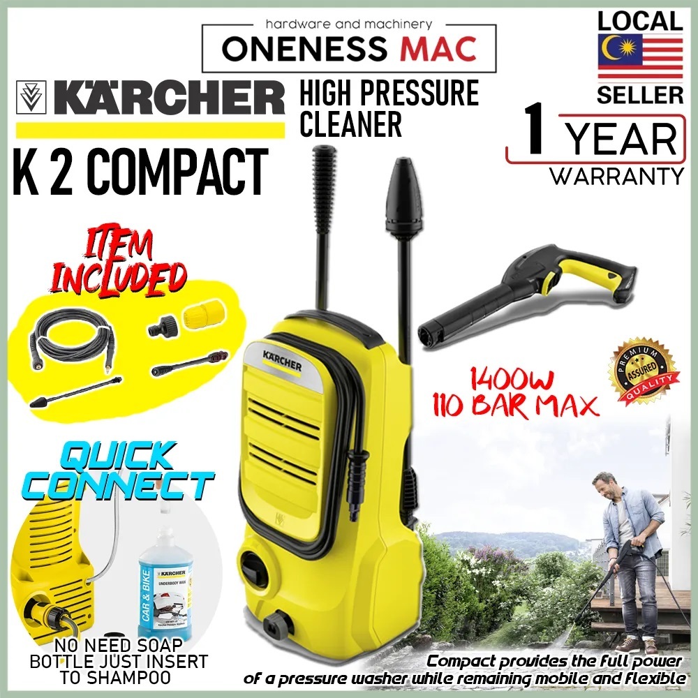 Karcher High Pressure Cleaner K Compact L H Max Bar Max