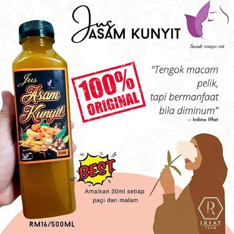 New Pack Jamu Asam Kunyit Susuk Manja Ml Shopee Malaysia