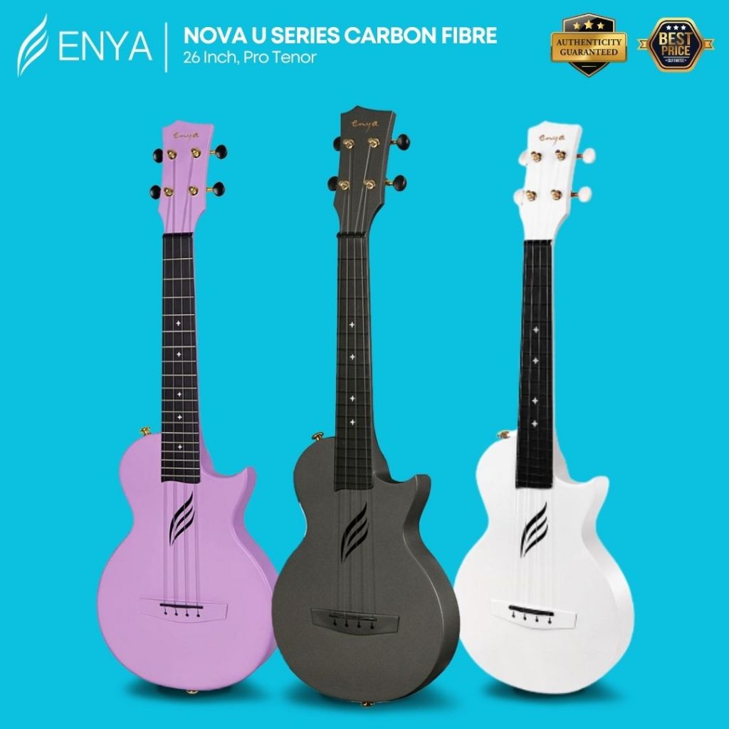 Enya Nova U Pro Tenor Inch Carbon Fiber Polycarbonate Ukulele Thin