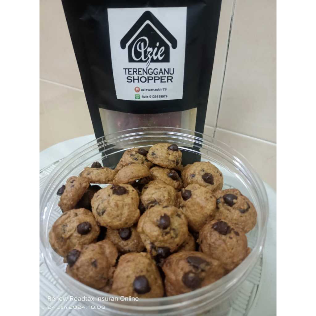 Chocolate Chip Cookies Biskut Coklat Chip Choco Chip Beryl S Ala