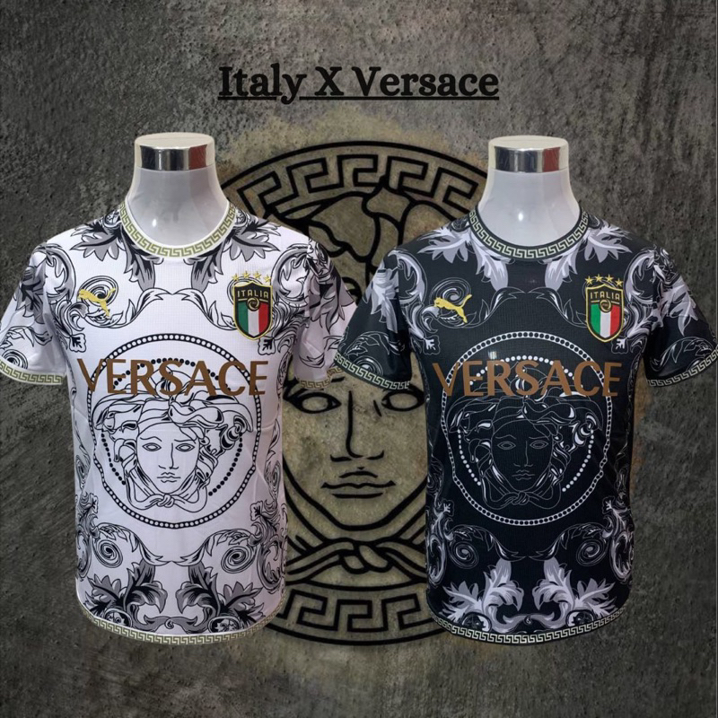 Jersey Italy X Versace Special Edition Fans Issue Shopee Malaysia