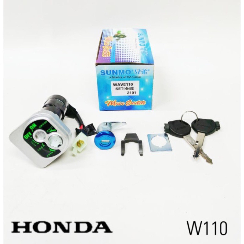 Honda Wave Wave Rs Main Switch Set Kunci Switch Complete Set