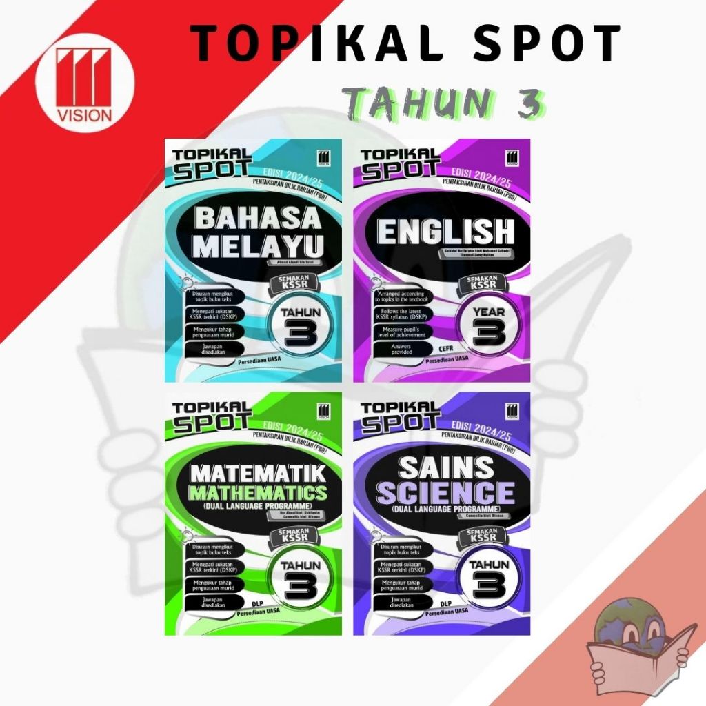 Buku Latihan Topikal Spot Lembaran Kerja Murid Tahun B Melayu