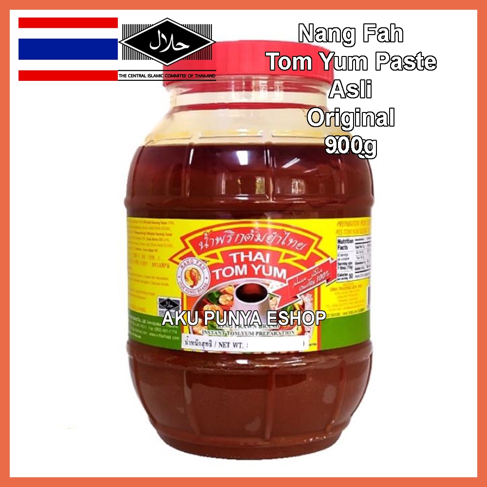 Nang Fah Pes Tom Yam Asli Original Tom Yam Paste G Halal