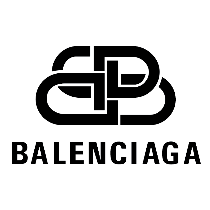 LOGO BRANDS STICKER BALENCIAGA CUTTING STICKER STICKER TAMPAL LUAR