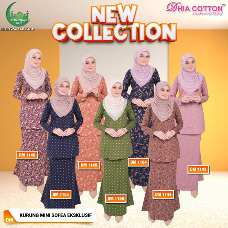 DHIA Raya 2024 Baju Kurung Mini Sofea Eksklusif BF Friendly Wudhuk