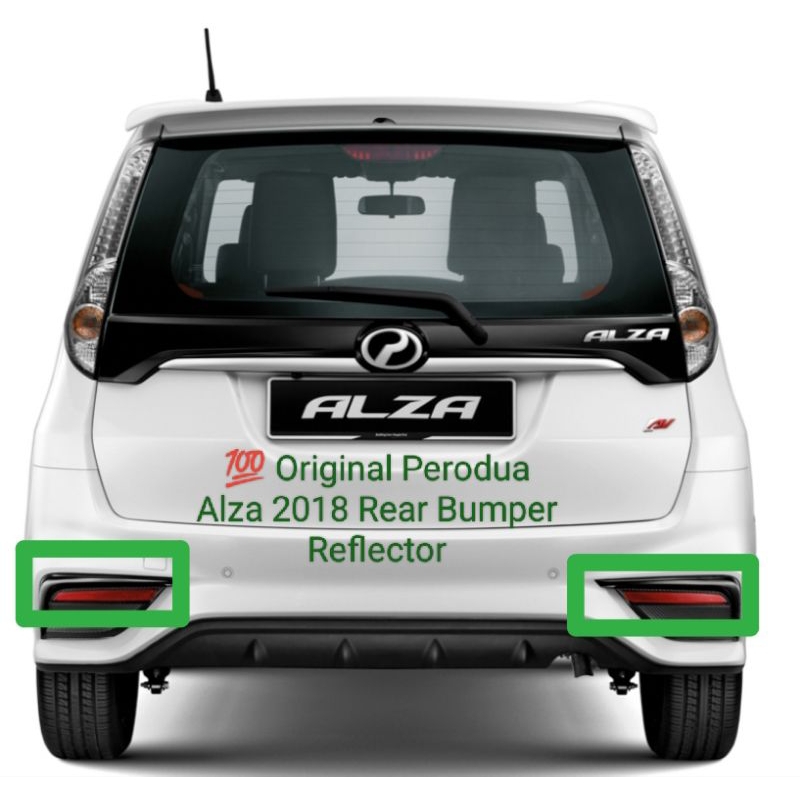 Original Perodua Alza Rear Bumper Reflector Shopee Malaysia