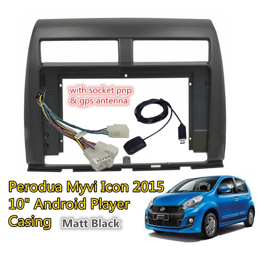 Dc Perodua Myvi Icon Android Player Casing Matt Black