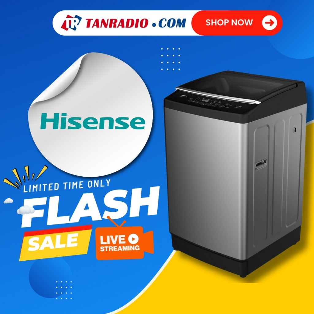 Jimat La Rm Hisense Fully Auto Top Load Washing Machine Kg