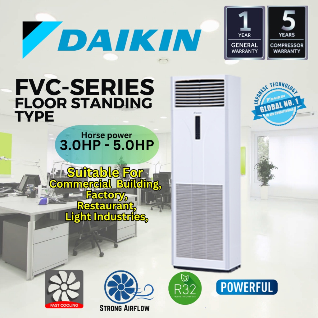 DAIKIN R32 FVC A SERIES FLOOR STANDING NON INVERTER Shopee Malaysia