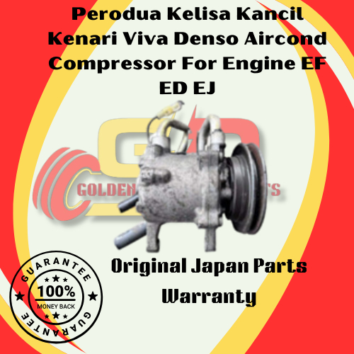 Perodua Kelisa Kancil Kenari Viva Denso Aircond Compressor For Engine