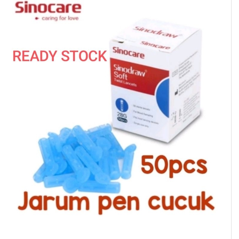 Sinocare Blood Lancet G Box Pcs Jarum Lancets Jarum Bekam G