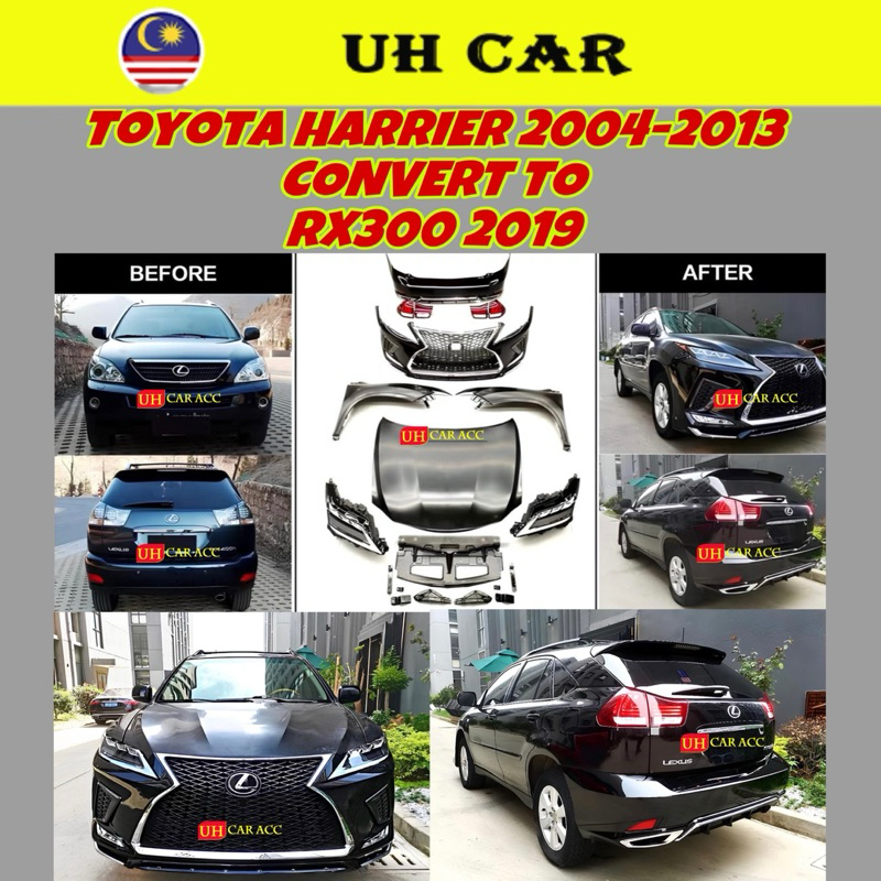 Toyota Harrier Xu Convert To Lexus Rx Front Bumper