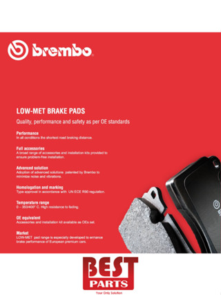 Brembo Perodua Myvi Lagi Best Axia Bezza Front Brake Pad Original