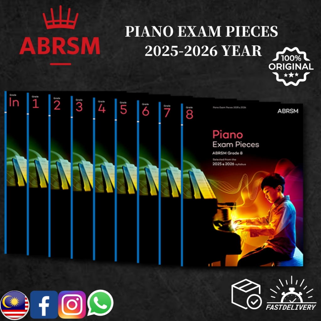 NEW SYLLABUS ABRSM PIANO EXAM PIECES GRADE 1 2 3 4 5 6 7 8 FROM 2025