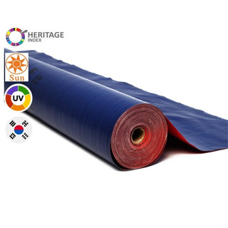 100 Made In Korea PE Tarpaulin 1414 Grade A Canvas Roll Korea Blue