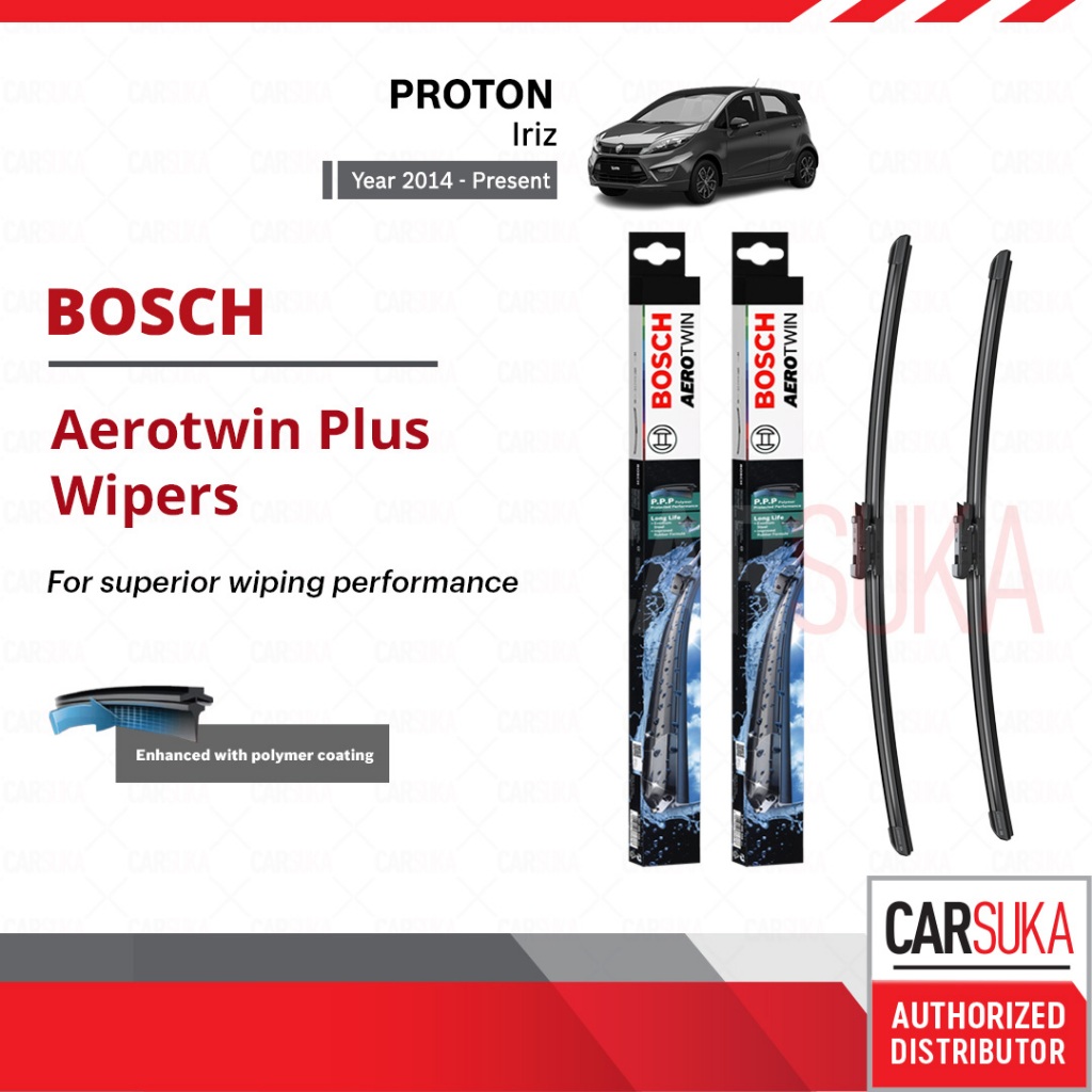 Bosch Aerotwin Plus Multi Clip Wiper Set For Proton IRIZ 24 16