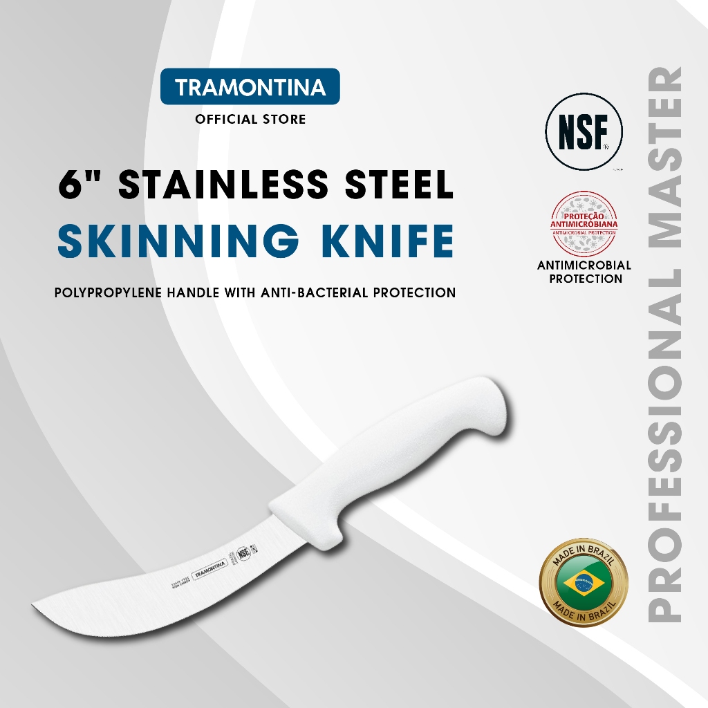 TRAMONTINA 6 Stainless Steel Skinning Knife With Antibacterial Handle