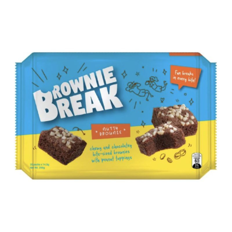 Brownie Break Nutty Brownie X Grams G Shopee Malaysia