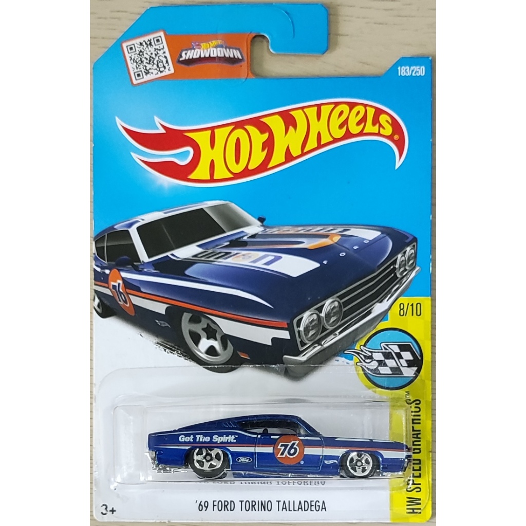 Hot Wheels 69 Ford Torino Talladega HW 1969 Flames Speed Graphics Fast Furious Shopee Malaysia