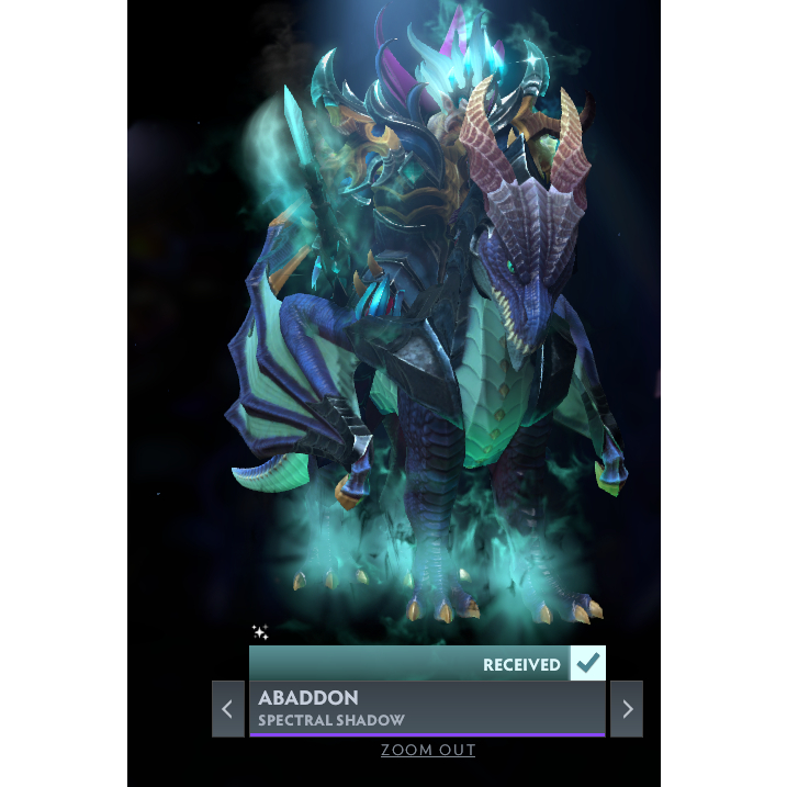 Abaddon Spectral Shadow Dota 2 Summer August 2023 Collector Cache