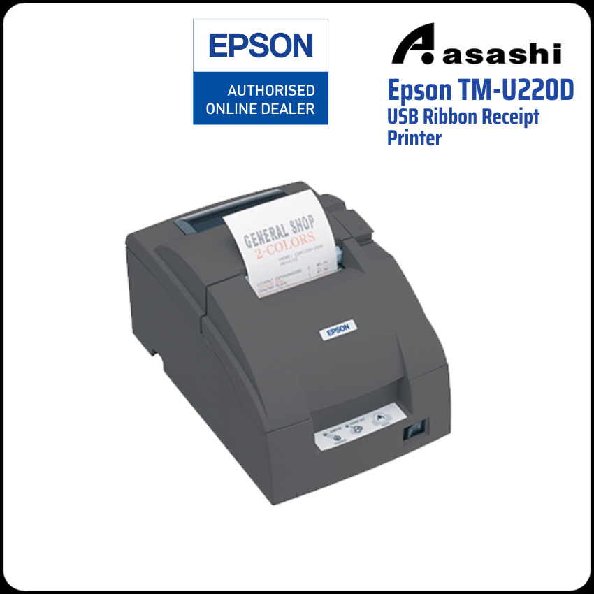 Epson TM U220D USB Ribbon Receipt Printer C31C515462 Shopee Malaysia