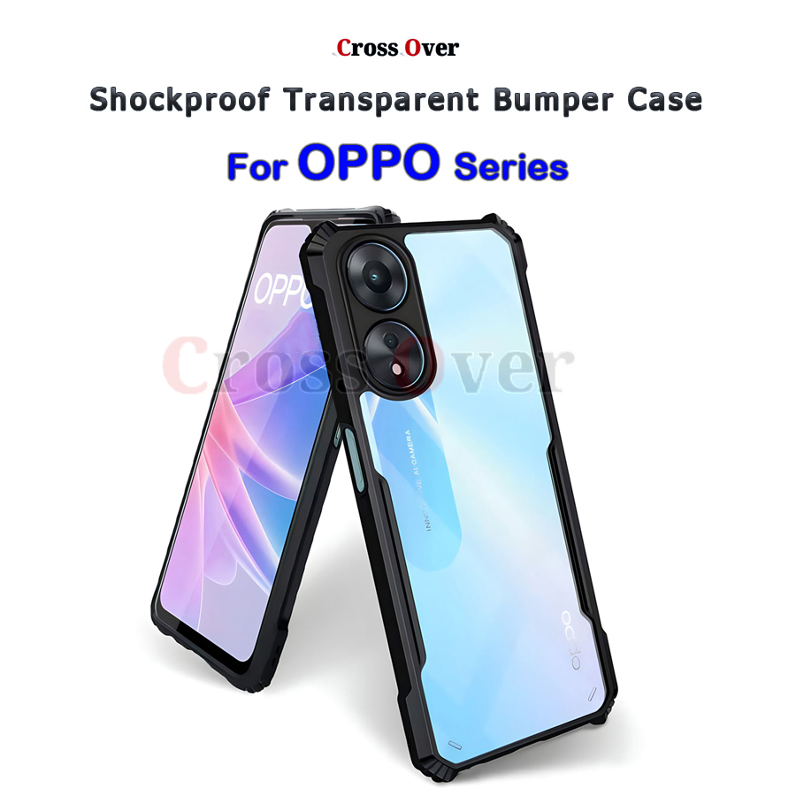 OPPO A60 A18 A38 A58 A78 A79 A98 5G 4G Shockproof Transparent Bumper