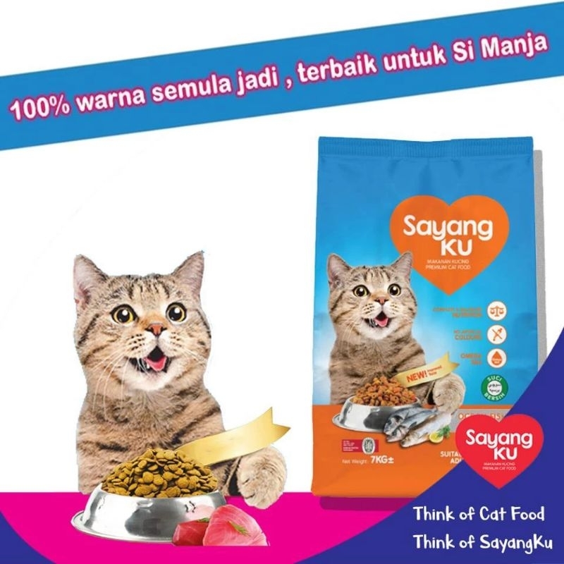 Sayangku Cat Feed Tuna Chicken Tuna Ocean Fish 1kg Shopee Malaysia